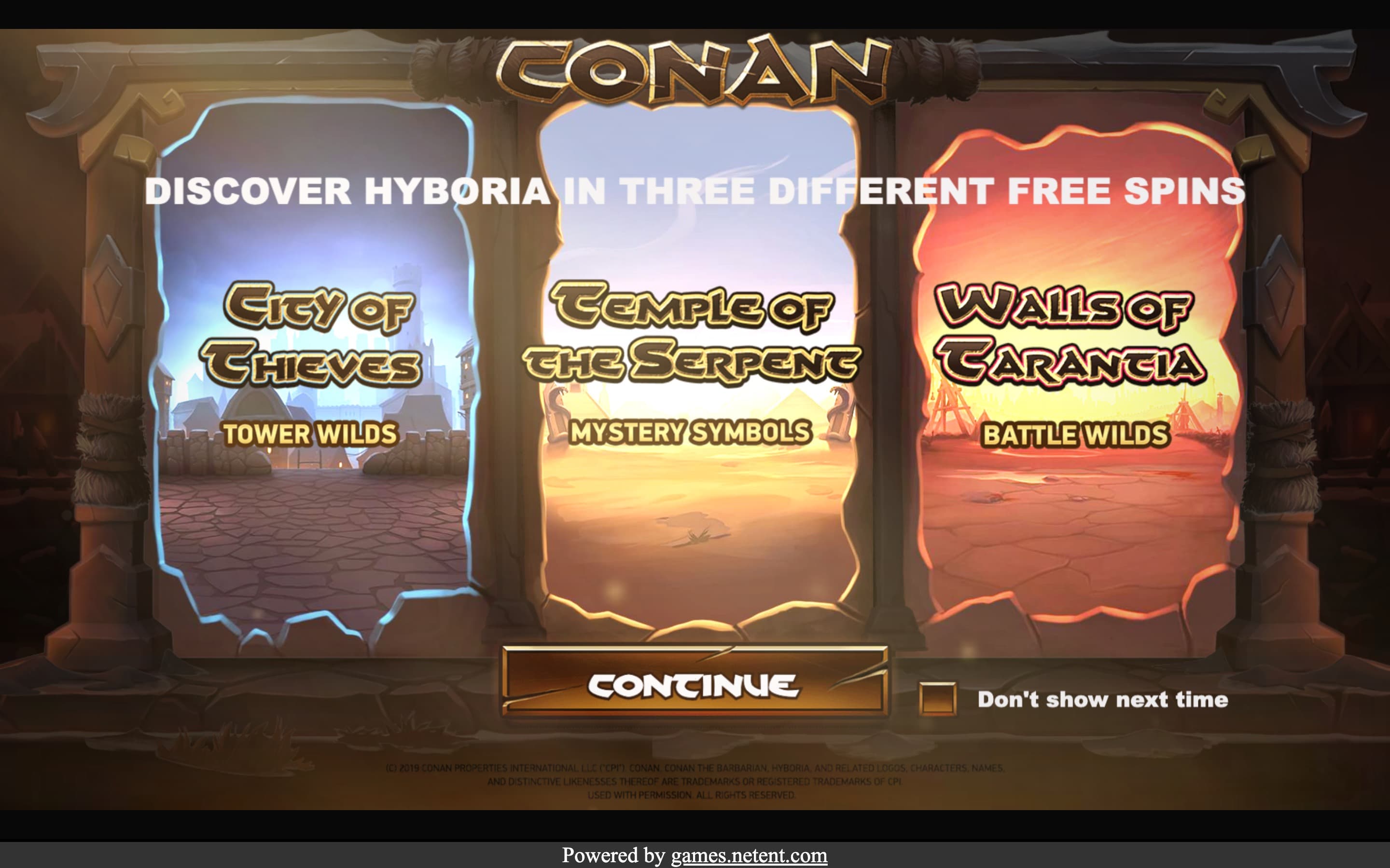 Conan - NetEnt