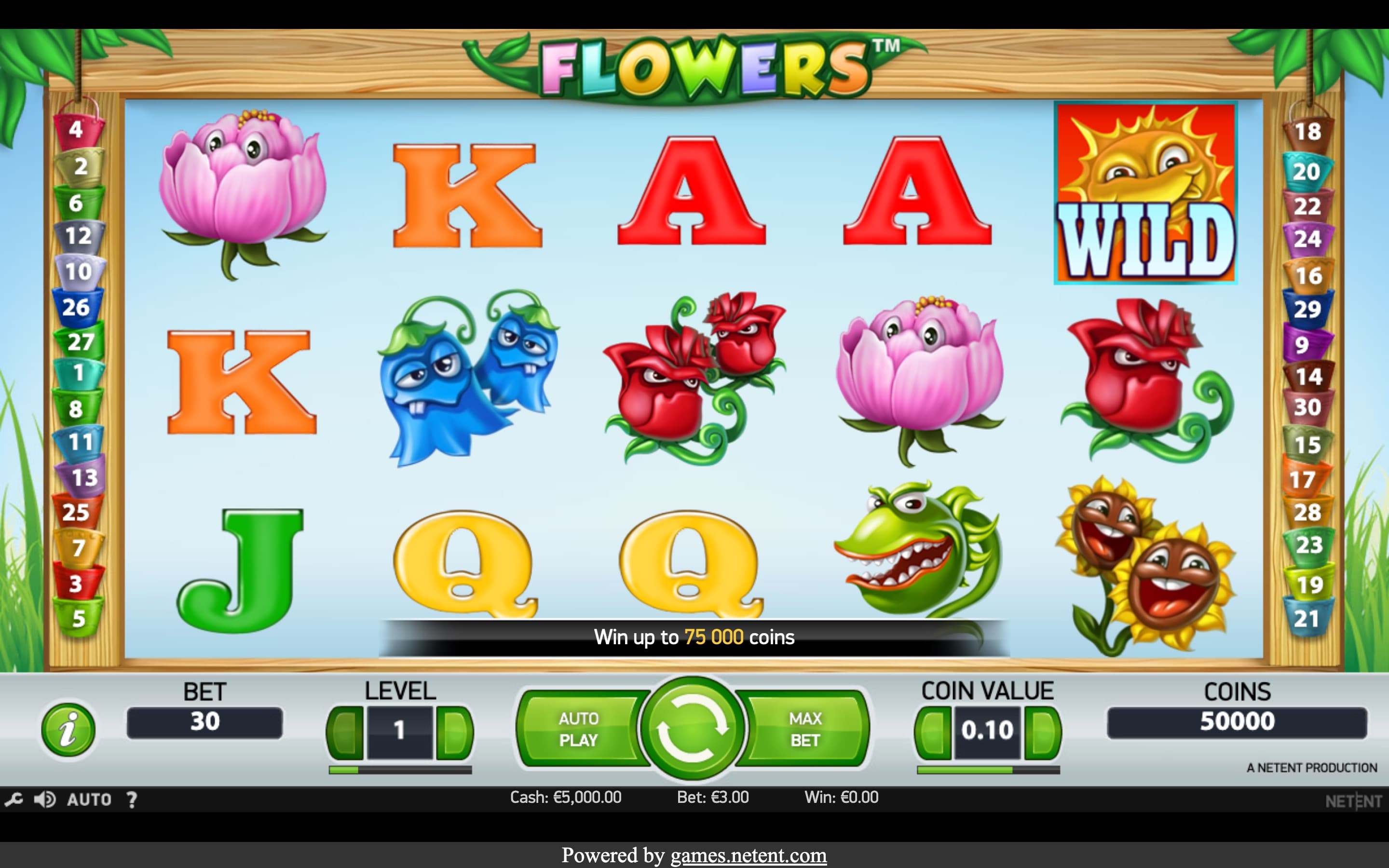 Flowers - NetEnt