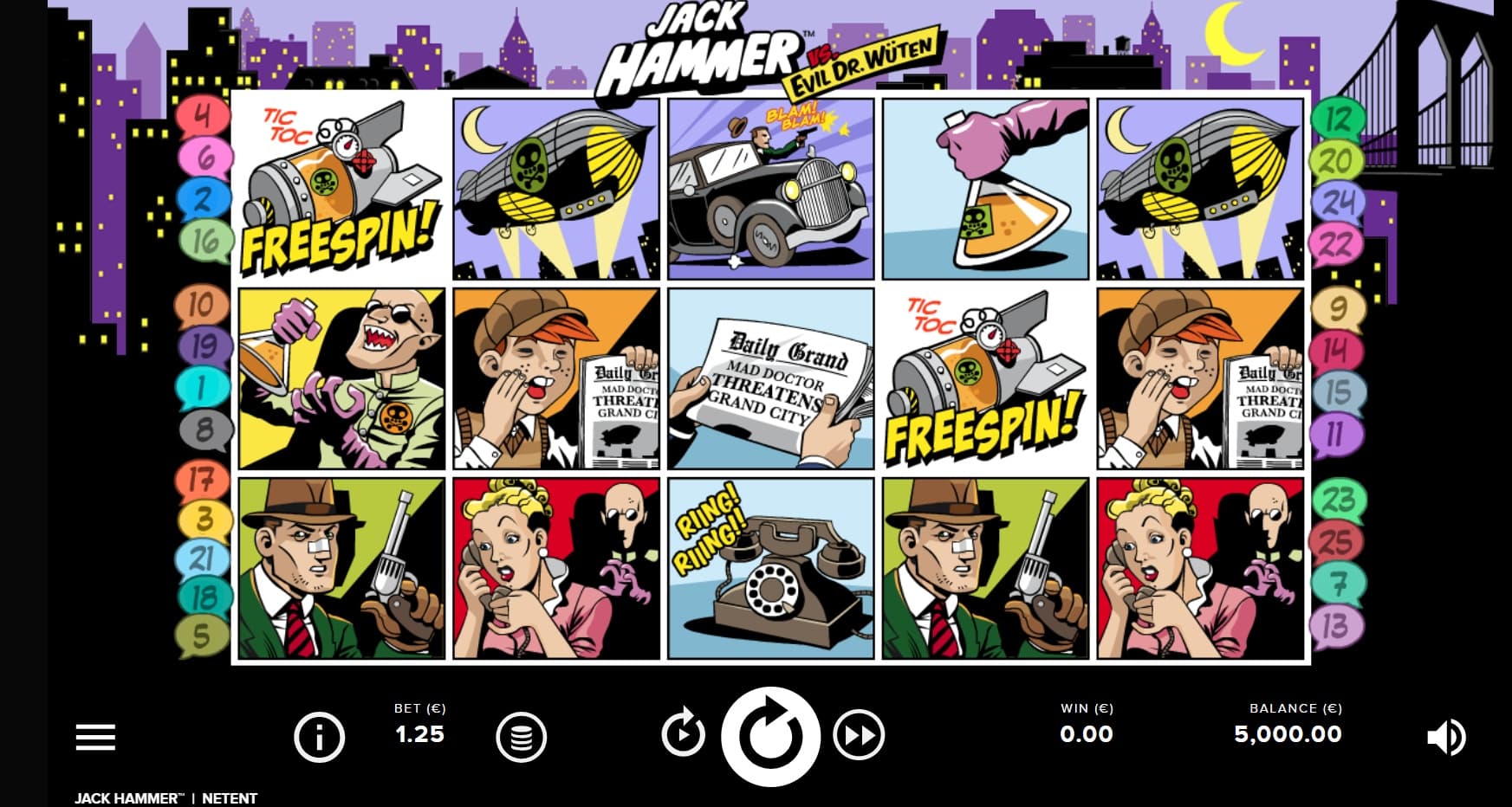 Jack Hammer - NetEnt
