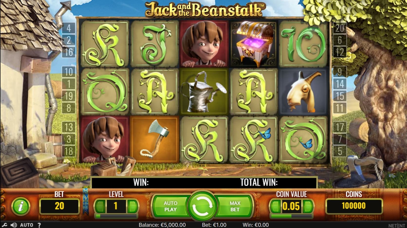 Jack and the Beanstalk - NetEnt