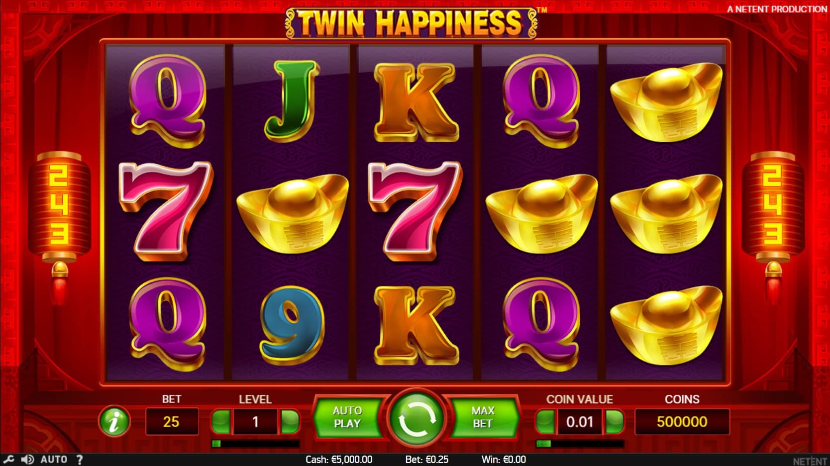 Twin Happiness - NetEnt